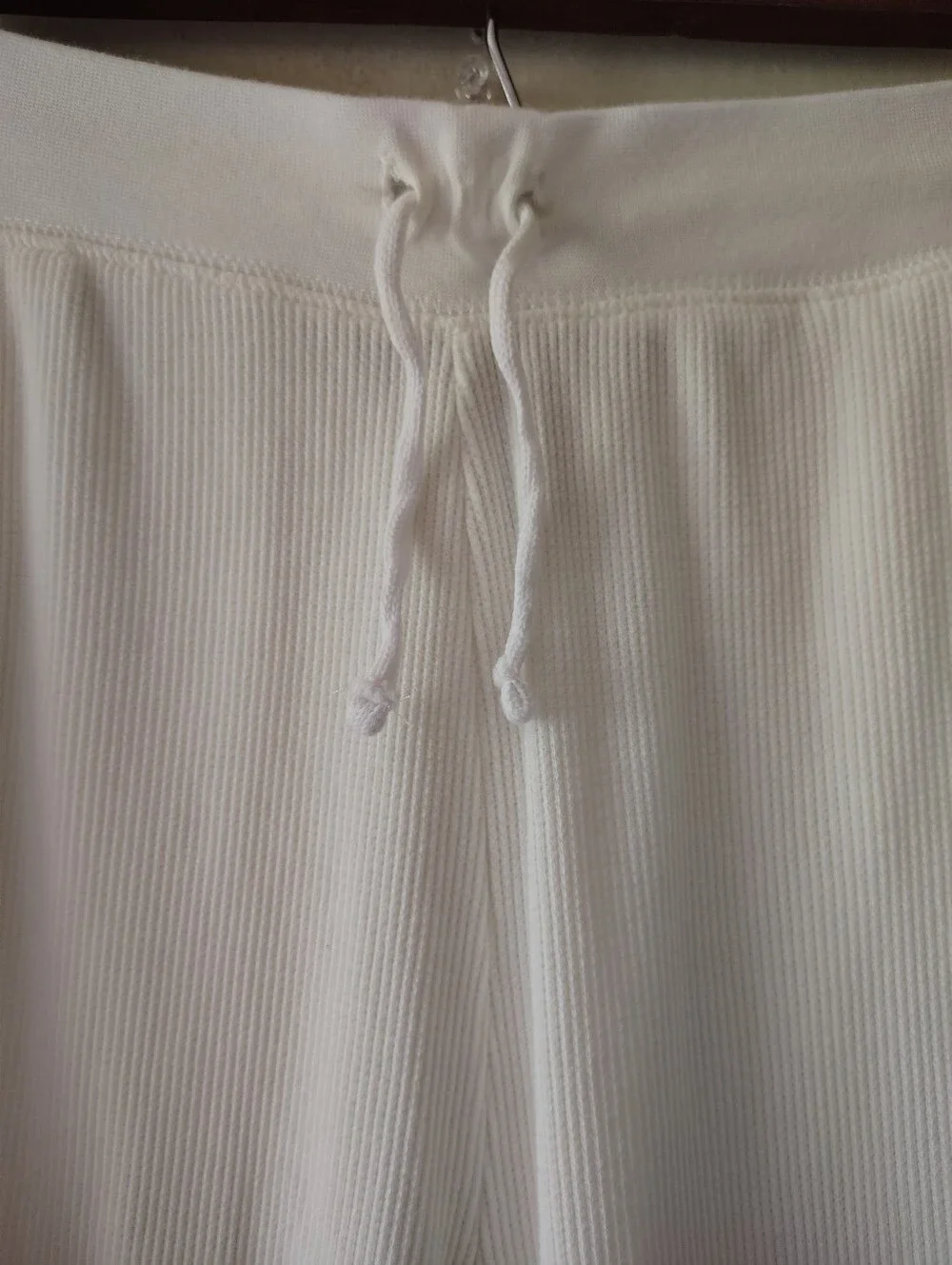 Polo Ralph Lauren White Waffle Knit Jogger Pants Girls XL 16 Cozy Casual Preppy